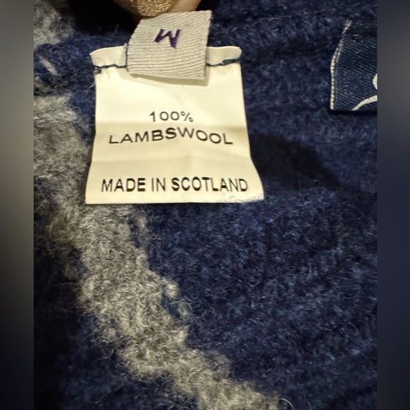 Warner Bros. Harry Potter Navy Sweater. 100% Lambswool - Picture 6 of 7